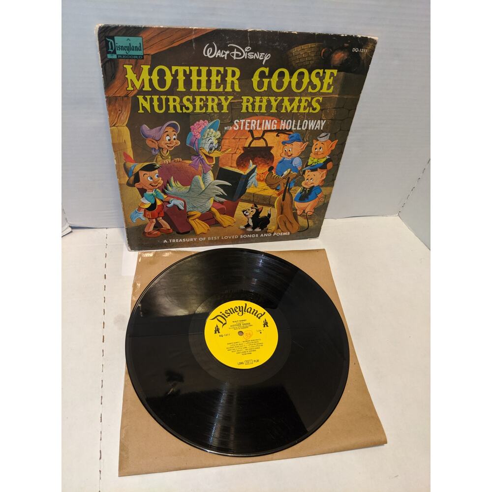 Walt Disney Mother Goose Nursery Rhymes LP Record  Sterling Holloway